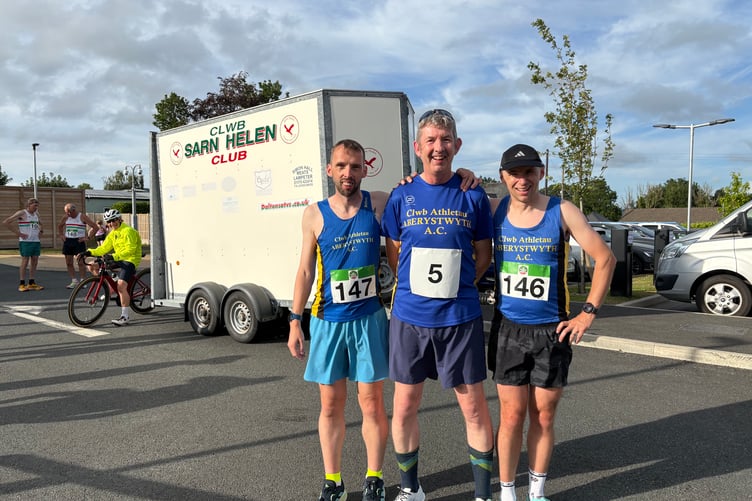 Ian, Deian and Gary at Felinfach