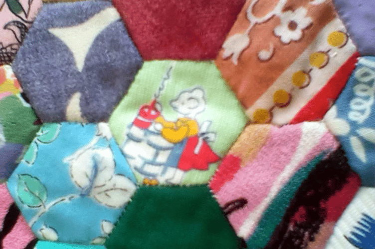 A recently donated quilt was made by a lady serving in the WRNS during World War Two