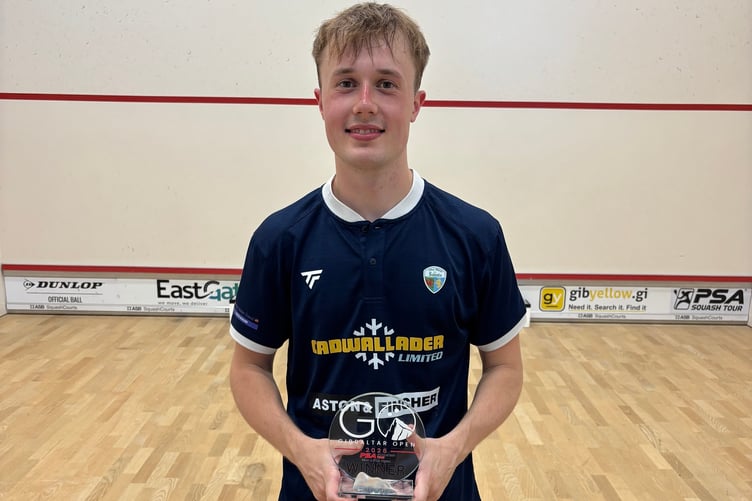 Rhys Evans won the Gibraltar Open without losing a game
