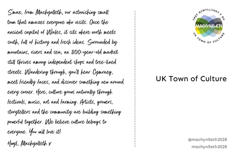 UK Town of Culture judges asked each of the competing locations across the UK to send in a postcard about their town.