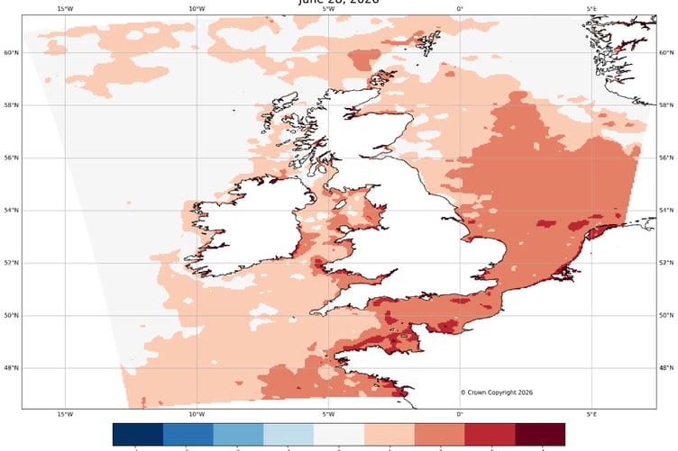 Marine heatwave