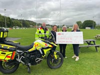 Blood Bikes Wales gets £4,000 boost