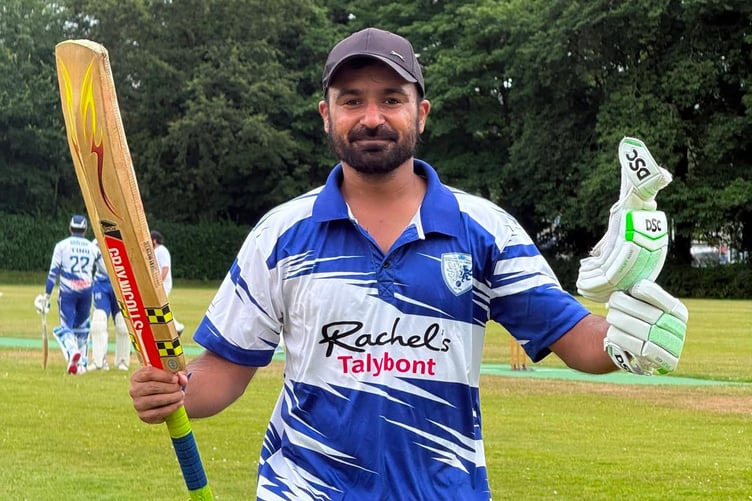 Double-Centurion Ayush Sharma having smashed the club record score