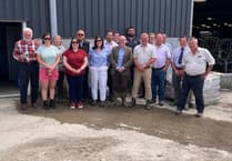 Senedd members visit Ceredigion farm for lesson in food production