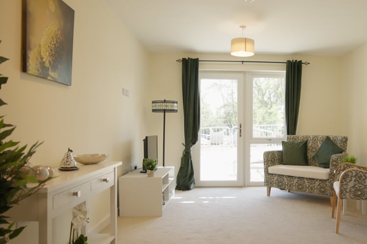 Inside the show home at Hen Bentre Pwylaidd