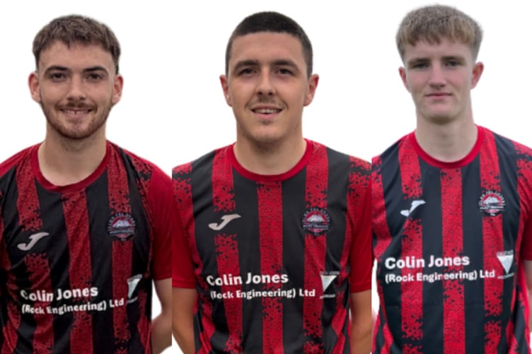 Jac Humphreys, Sam Thomas and Steffan Alford