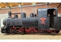 'Hidden' steam locomotive goes on display in Aberystwyth
