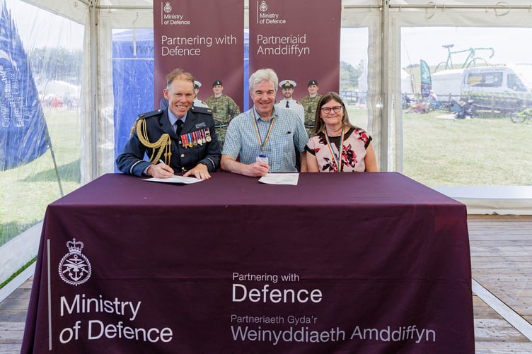 RFCA at the Wales National Armed Forces Day at Pembrey Country Park, Pembrey, Carmarthenshire, Wales on 27th June 2026. Photo: Adam Davies