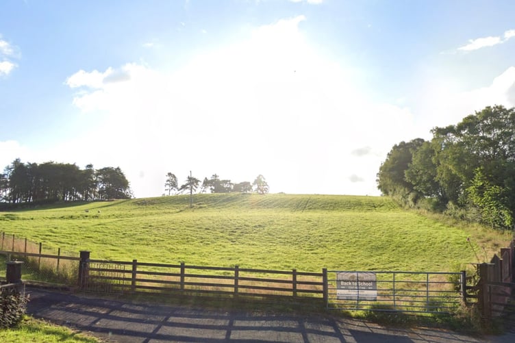The site in Pant-y-Dŵr near Rhayader