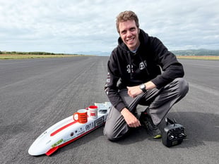Llanbedr sees new world record as remote control car hits 256mph