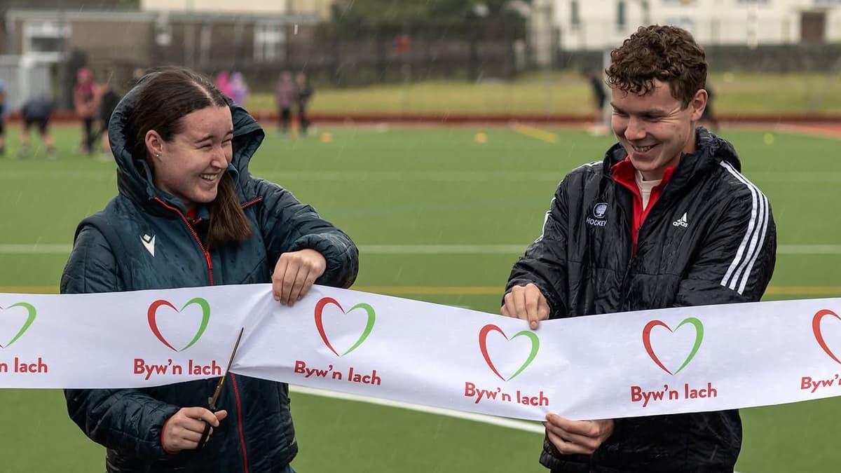 Bro Dysynni's new sports pitch is officially opened