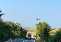 Motorcyclist sustains life-threatening injuries in early morning crash