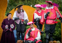 Cardigan Castle adventure for Illyria and 'The Three Musketeers'