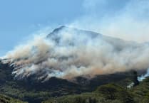 Stay away and close windows warning issued over Gwynedd fire
