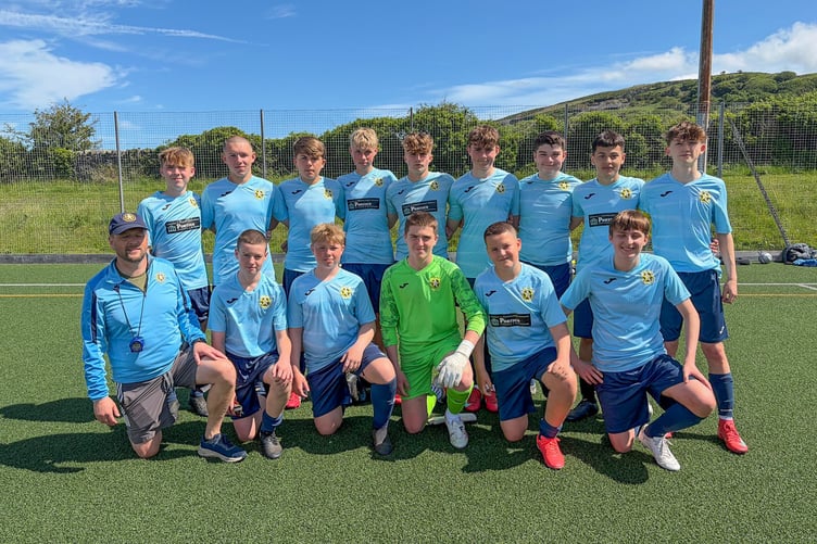 The Penrhyndeudraeth Under 15s 2025/26 squad