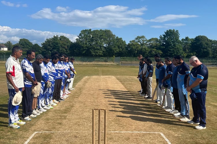 Both sides honoured the great Sir Garfield Sobers prior to playing.