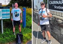 Pwllheli man walks 16 miles in heatwave in memory of guide dog
