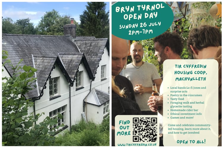 The Tir Cyffredin Housing Co-operative is based in Bryn Tyrnol on the outskirts of Machynlleth. They're hosting an open day on 26 July to find out more about alternative housing models and their loanstock offer.