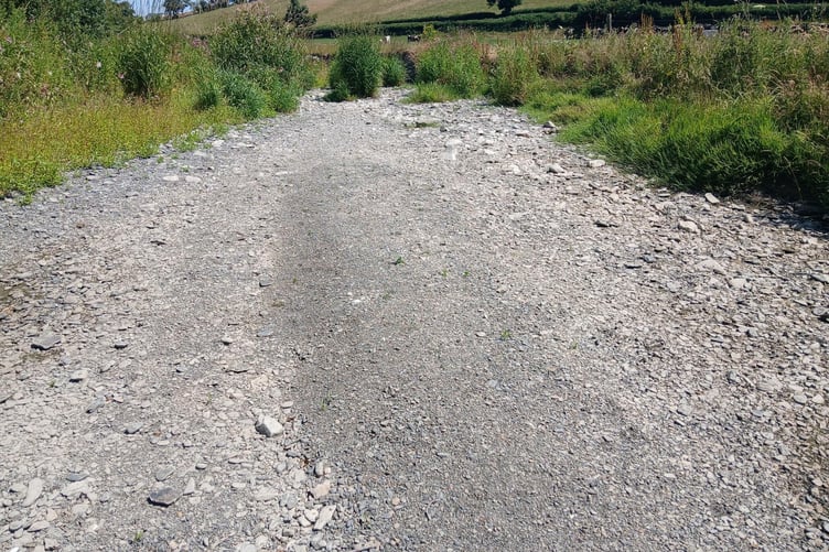 Dry riverbed
