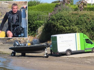 Bear Grylls spotted in Abersoch collecting Waitrose shopping