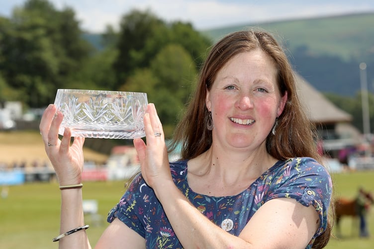 Annie James has been named Wales’ Woman Farmer of the Year