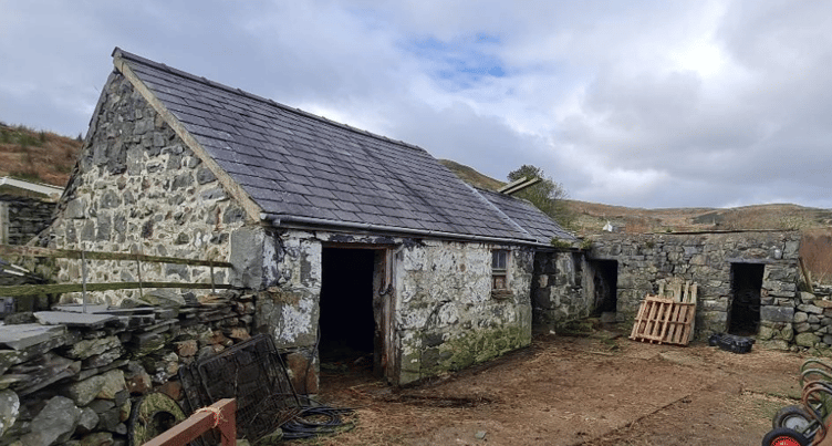Outbuilding to be converted into short-term holiday let at Llanberis. Photo: Gwynedd Council plans