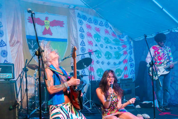 Misha and the Kings perform at Gogfest in Goginan caught on camera by Steve Williams