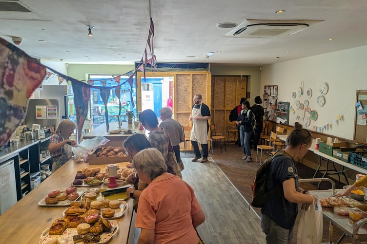 The shop reopened on Friday 24 July after a temporary repair to the shop front.