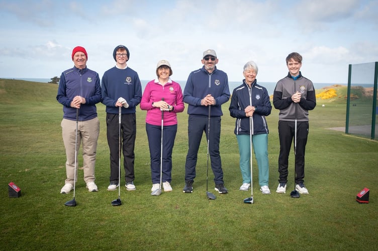 Vice Captain, Peter Scott; Junior Captain, Ifan Midwood, Ladies’ Captain, Barbara Custance; Captain, Alwyn Roberts; Ladies’ Vice Captain, Julia Sandy; Junior Vice Captain, Elgan Vernau.