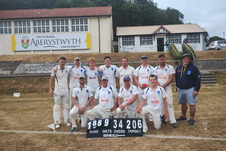 Aberaeron, the winning team
