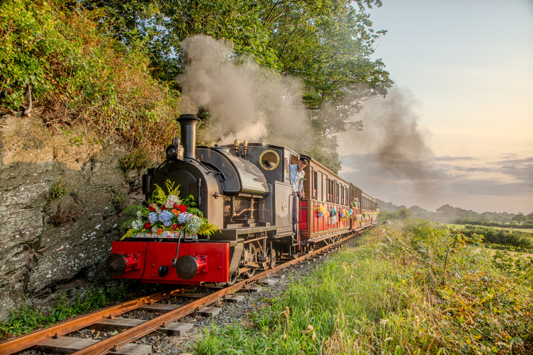 The Floral Train. Photo: Talyllyn Railway