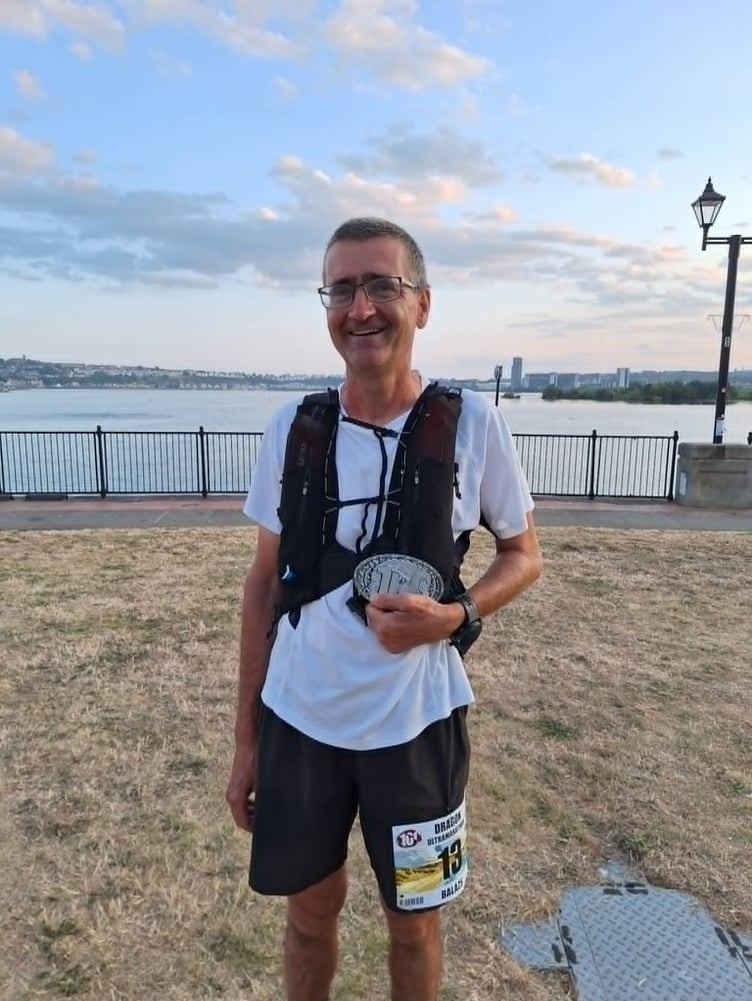 Balasz Pinter at the Dragon Coastal 100 mile Race