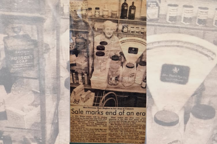This news clipping from 1995 is now framed on the wall of Tŷ Cemaes.