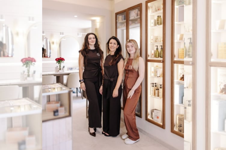 Marie Claire has opened a beauty salon with her two daughters Trinny and Lily in Aberaeron. Photo: Marie Claire/ medispa