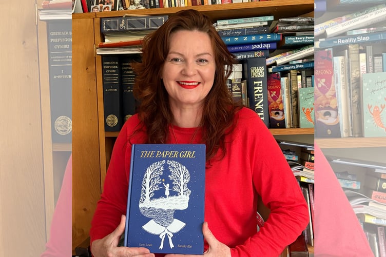 Caryl Lewis opens up about the Paper Girl and keeping girls "fearless". Photo: Caryl Lewis/ Frances Lincoln Children's Books