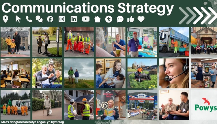 Powys council has launched a new communication strategy