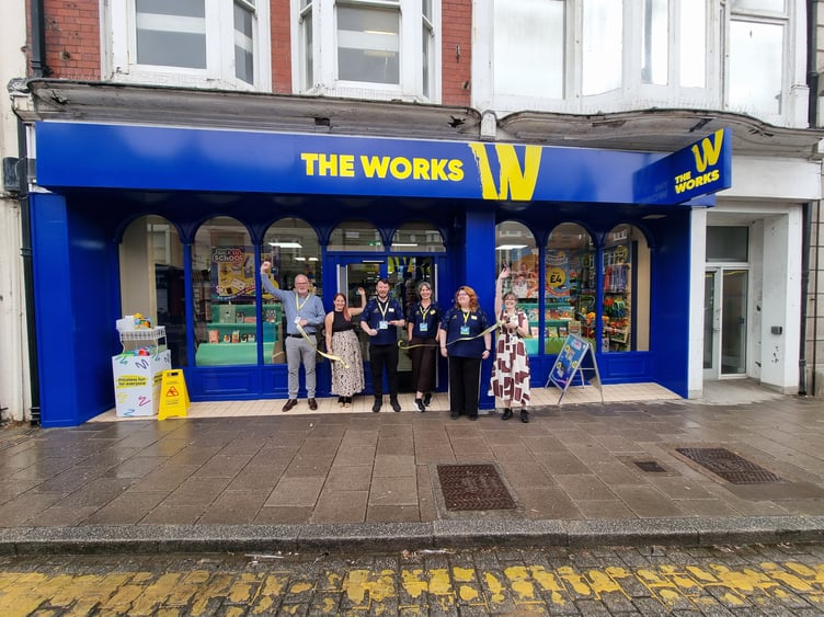 The Works store on Terrace Road officially opened on 30 July