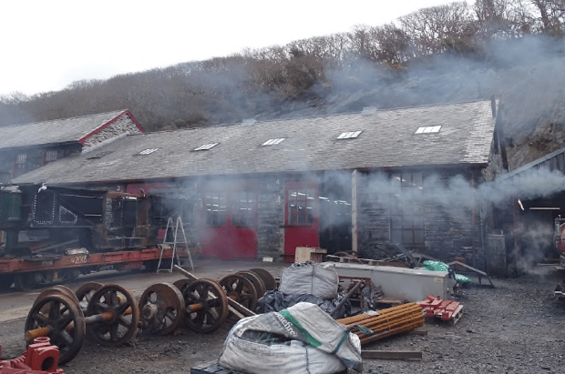 The Boston Lodge erecting shed