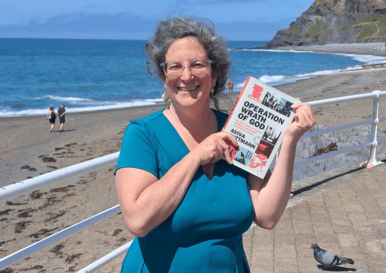 Dr Aviva Guttmann with her book