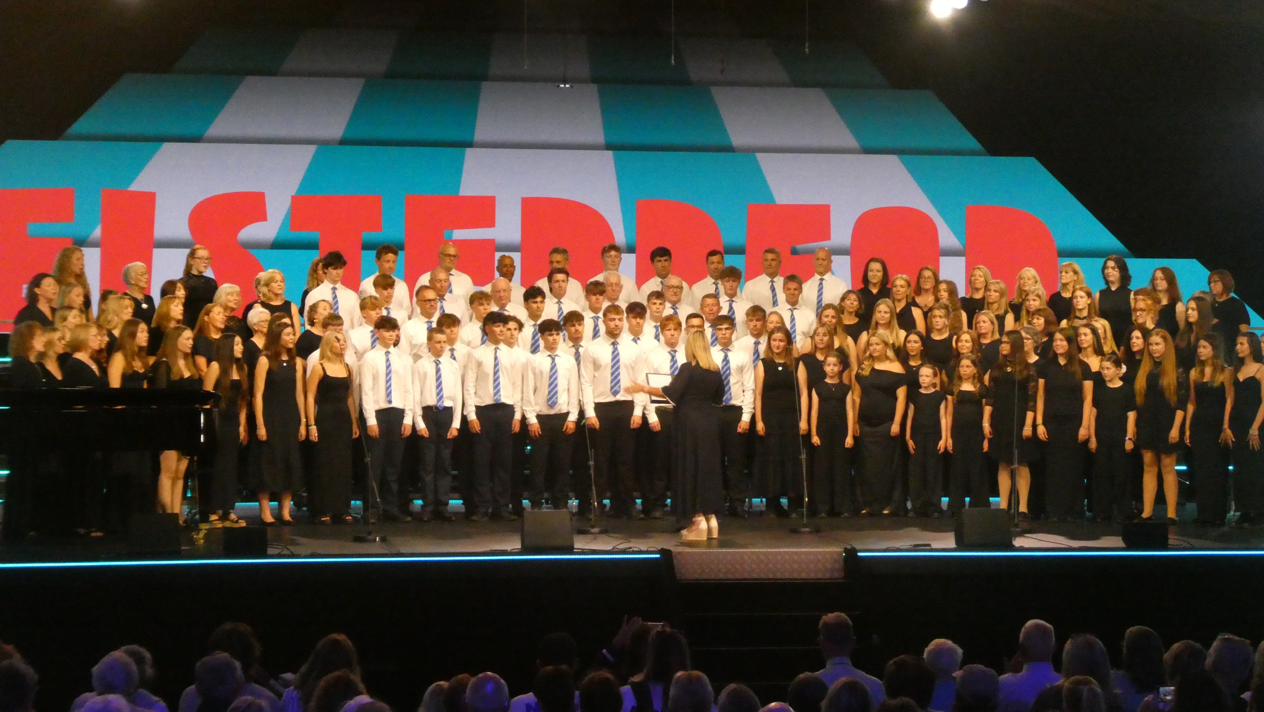 The largest choir taking part were Corgannwg which featured 117 singers in all.