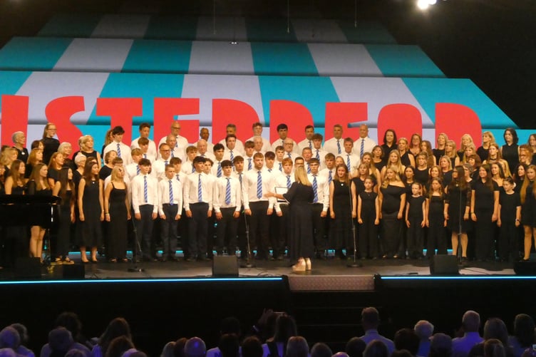 The largest choir taking part were Corgannwg which featured 117 singers in all.