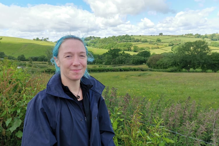Keira Washtell, from the Department of Life Sciences at Aberystwyth University