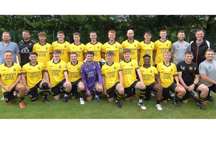 Dolgellau in their smart new kit