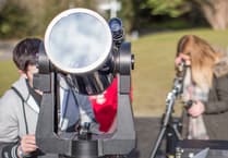 University scientists bring solar eclipse spectacle to Aberystwyth seafront