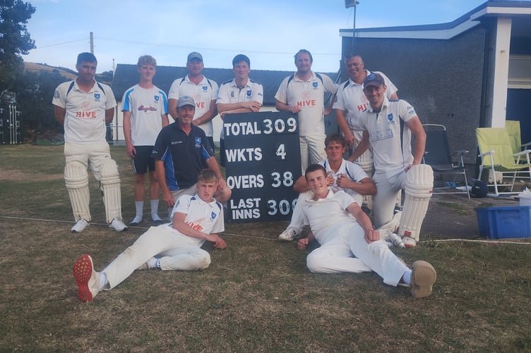 The victorious Aberaeron team