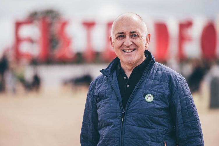 Aled Griffiths, cadeirydd y pwyllgor gwaith Eisteddfod Genedlaethol Maldwyn Meirionnydd 2027