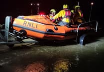 Pwllheli and Criccieth crews rush to help pair drifting in dinghy