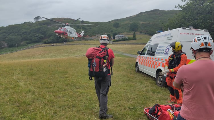 Aberdyfi Search & Rescue Team had three Cadair call-outs in five days. Photo: Aberdyfi Search & Rescue Team