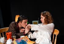 See show described as mix between The Play That Goes Wrong and Desperate Housewives