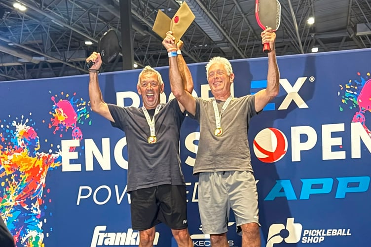 Gold winners John Carvell and Gary Philpott